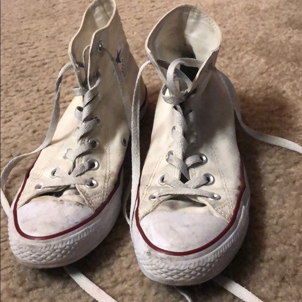 White High Top Converse